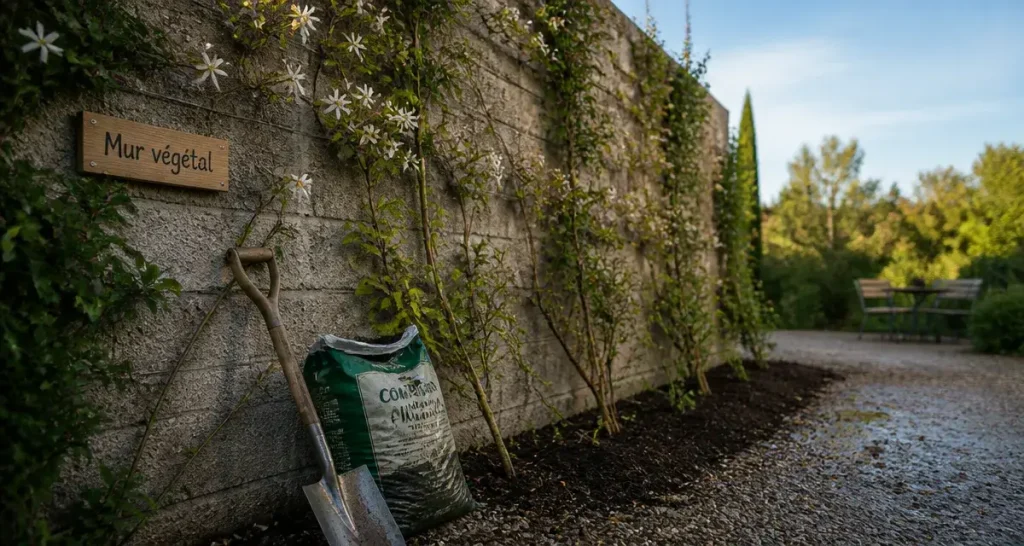 Cacher un mur disgracieux : choisir la bonne plante grimpante selon l&rsquo;exposition et le support
