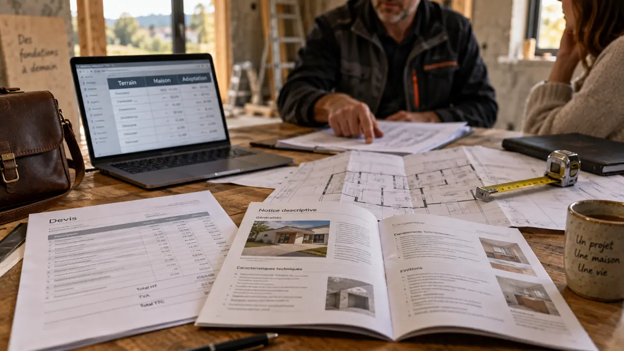 Prix maison constructeur : devis et budget chantier